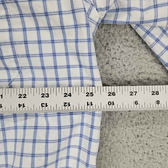 Cinch Shirt Mens XL Western Blue White Button Down Cowboy Long Sleeve Checkered - Picture 6 of 8